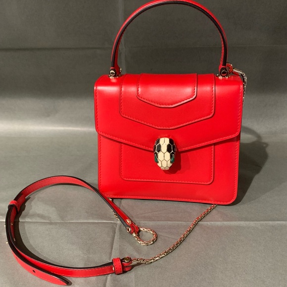 BVLGARI SERPENTI FOREVER TOP HANDLE. AUTHENTIC. - Picture 2 of 6